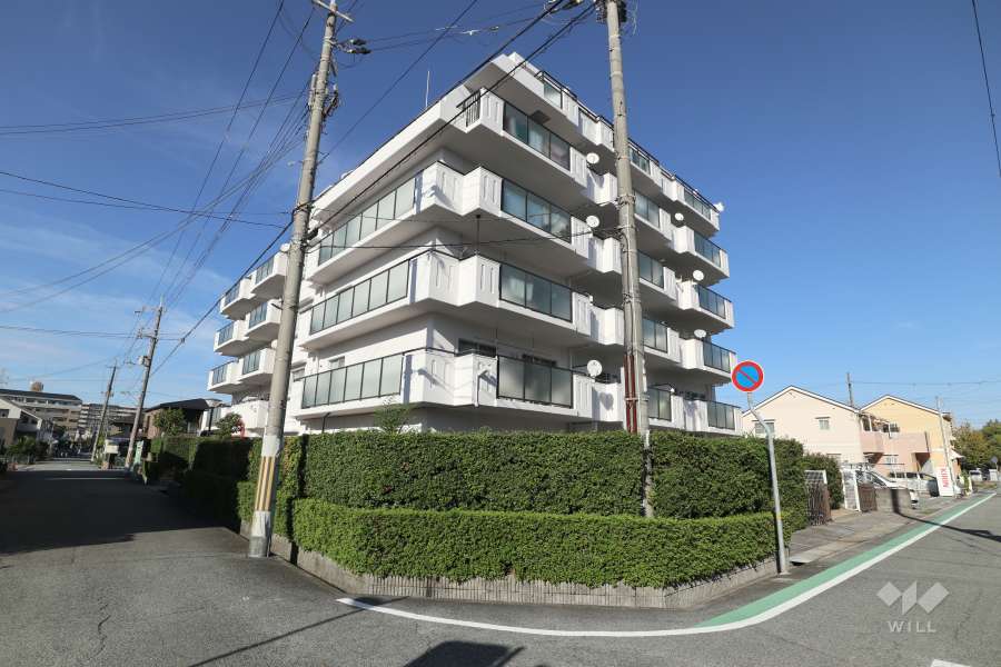 武庫川グランドコーポの外観(南西側から)