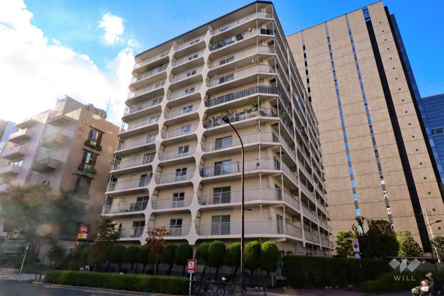 ローズハイツ田町の外観(南東側から)