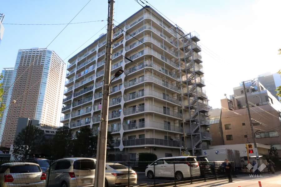 ローズハイツ田町の外観(北東側から)