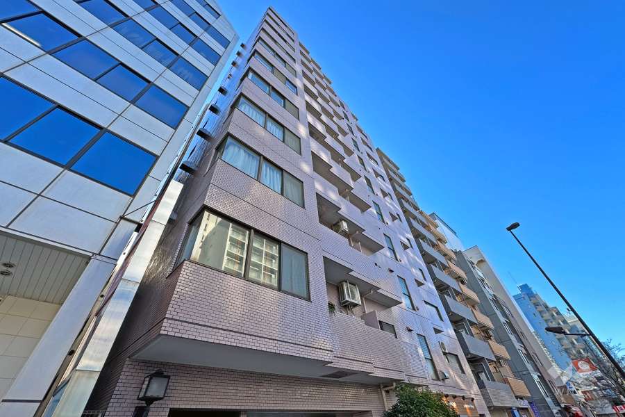 シルバーパレス白金台の外観（北東側から）