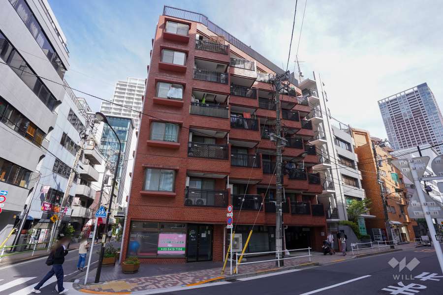 モナークマンション田町の外観（北西側から）