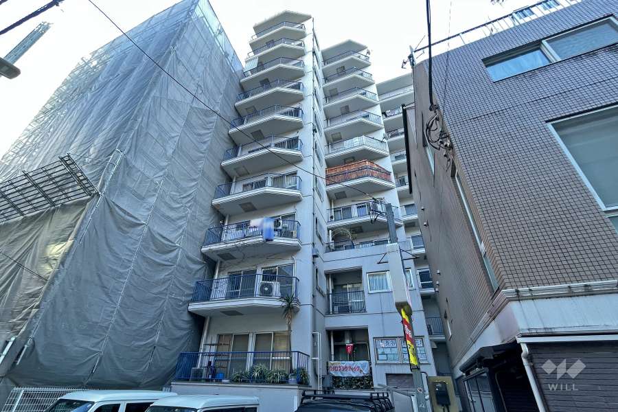 クレール六本木の外観（北西側から）