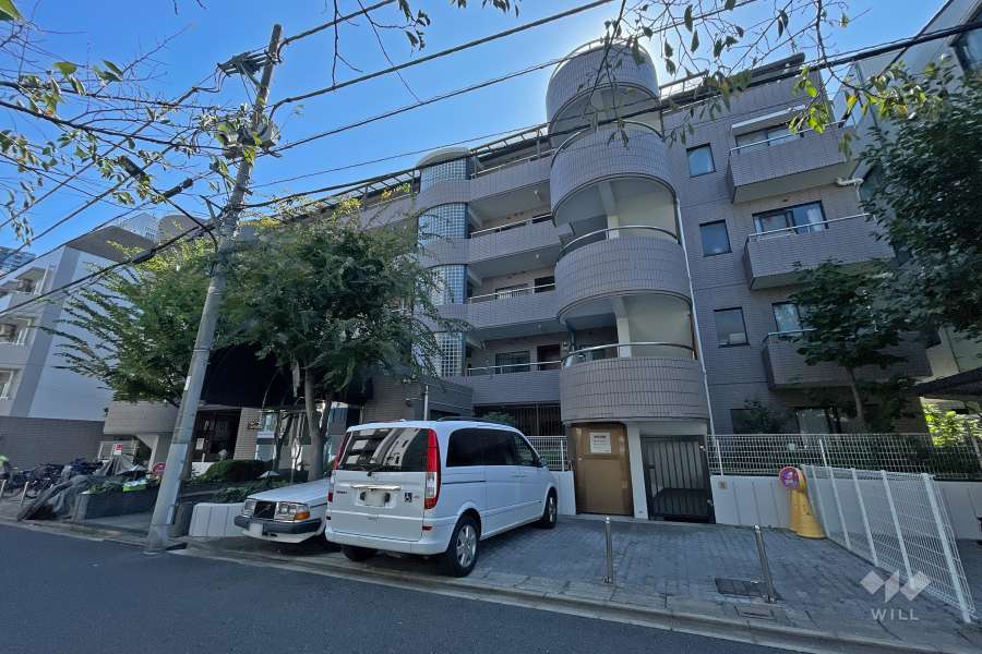 メゾン白金の外観（北西側から）