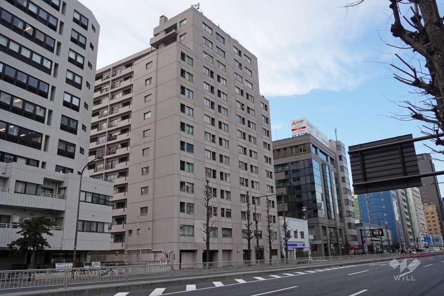 高輪グランドハイツの外観（南東側から）