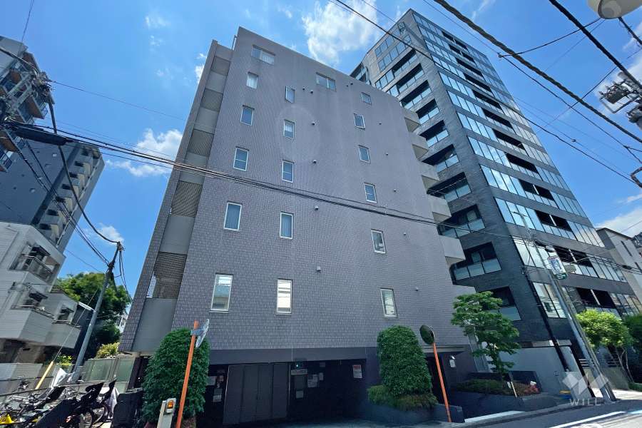 コートヒルズ高輪の外観（東側から）