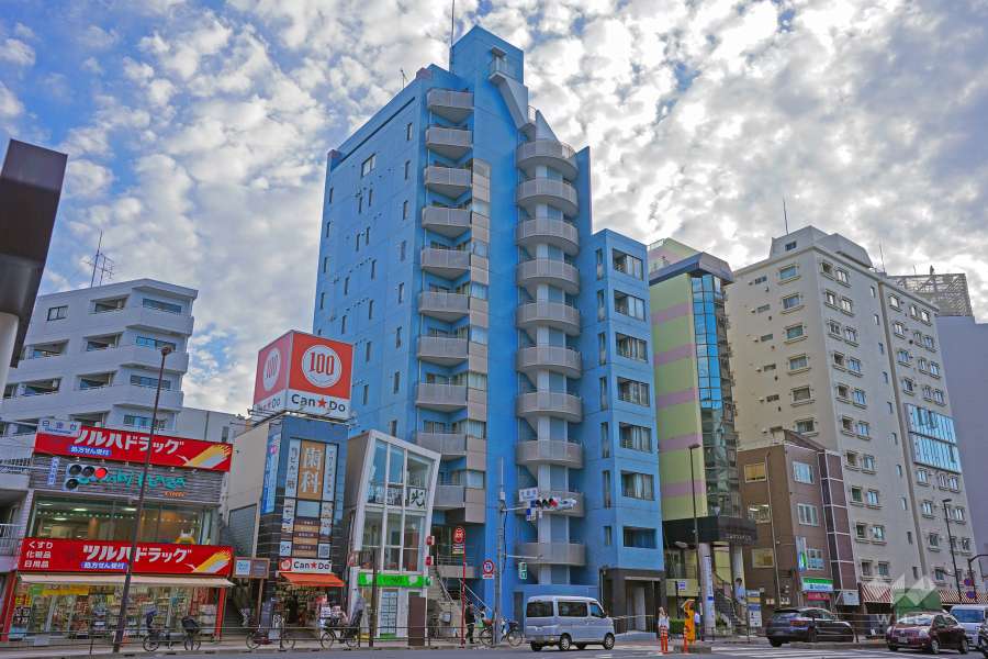 白金台シティハウスの外観（北東側から）