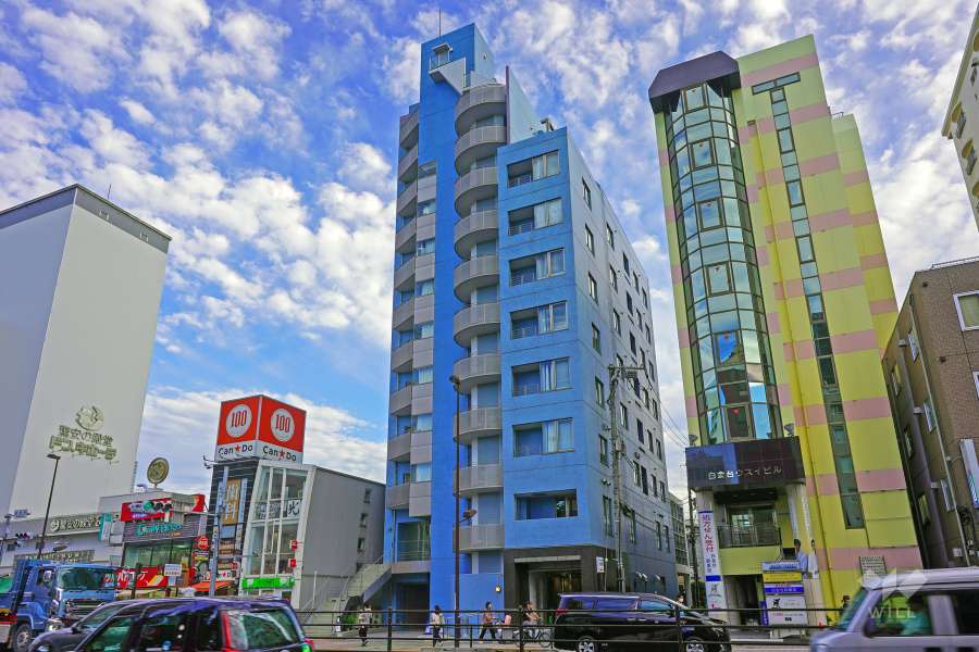 白金台シティハウスの外観（北西側から）