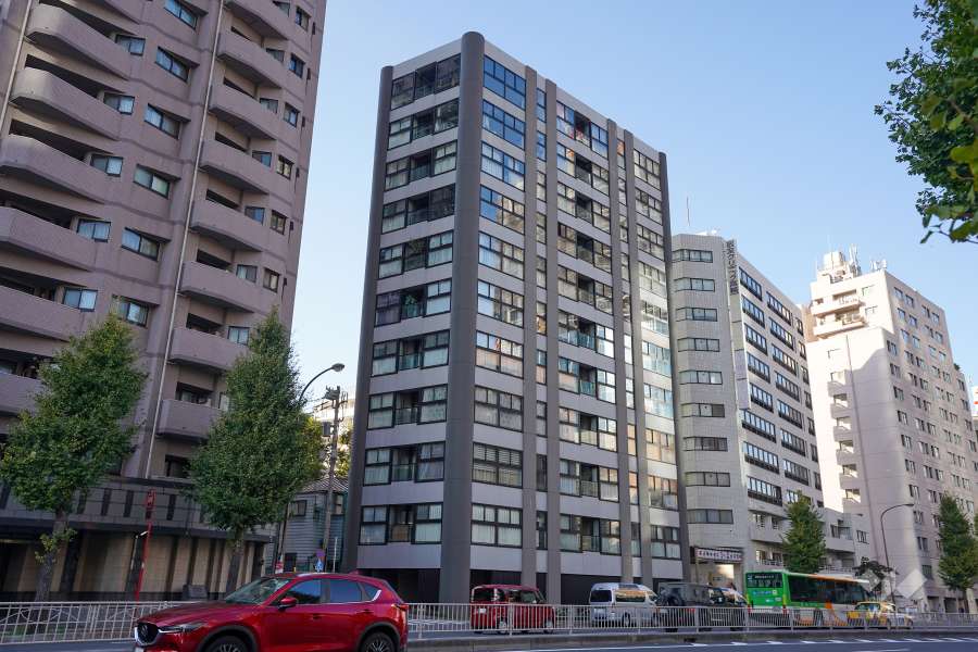 レグノプレミア高輪の外観（南東側から）　