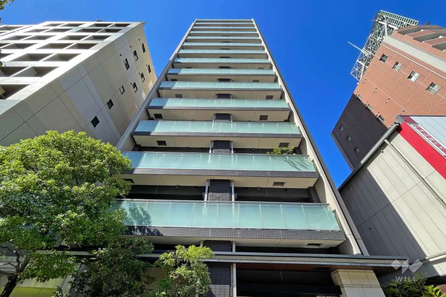 クラッシィスイートジオ東麻布の外観（南側から）