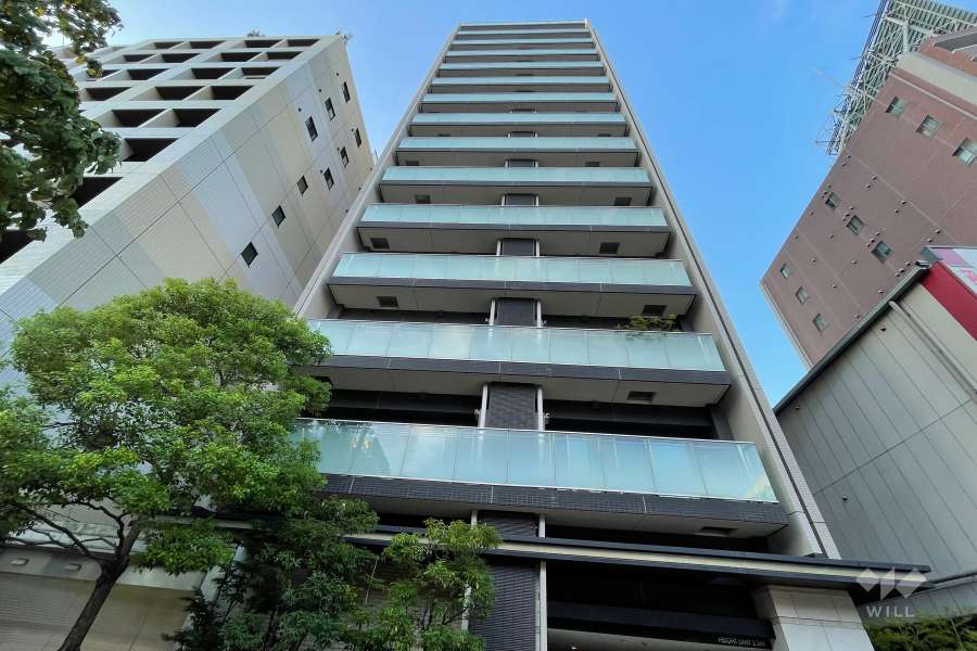 クラッシィスイートジオ東麻布の外観（南側から）