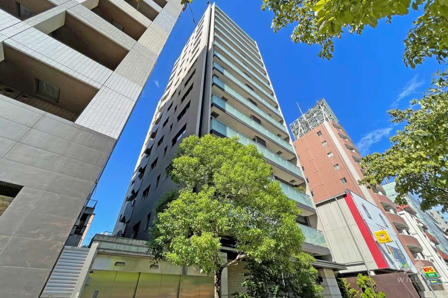 クラッシィスイートジオ東麻布の外観（南西側から）