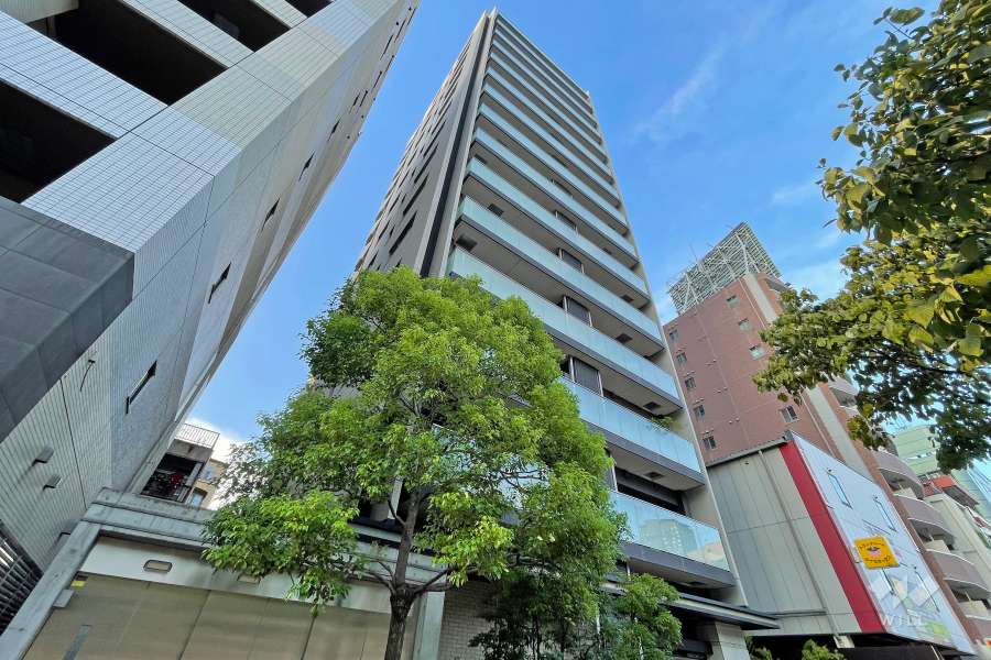 クラッシィスイートジオ東麻布の外観（南西側から）