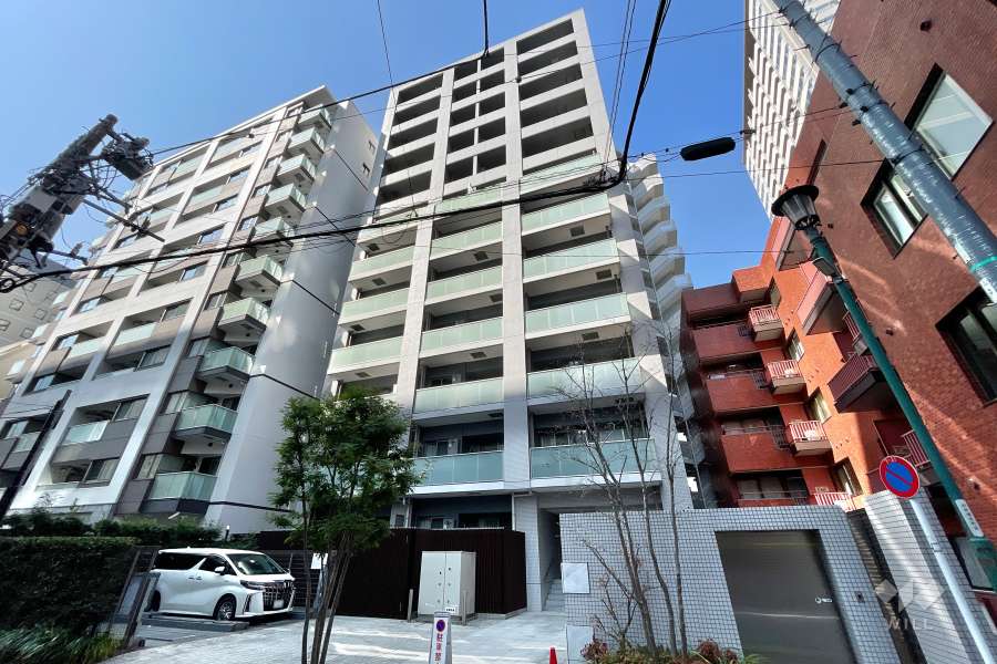 マンションの外観（南東側から）