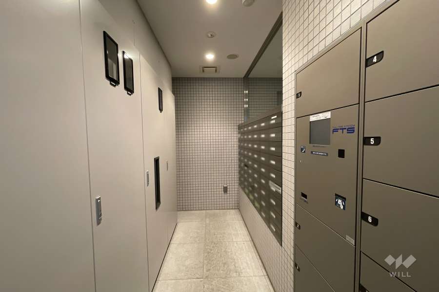 共用ポストと宅配ボックス