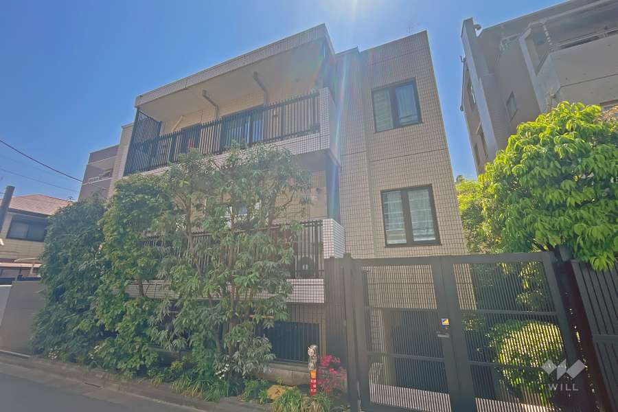 サンウッド西麻布の外観（北西側から）