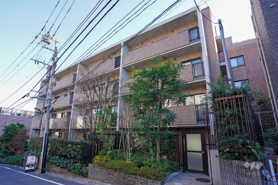 ザパークハウス元麻布の外観（北西側から）