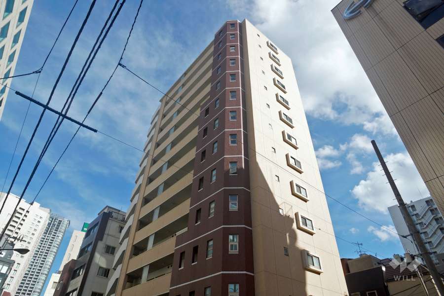 アデニウム新橋の外観(北西側から）