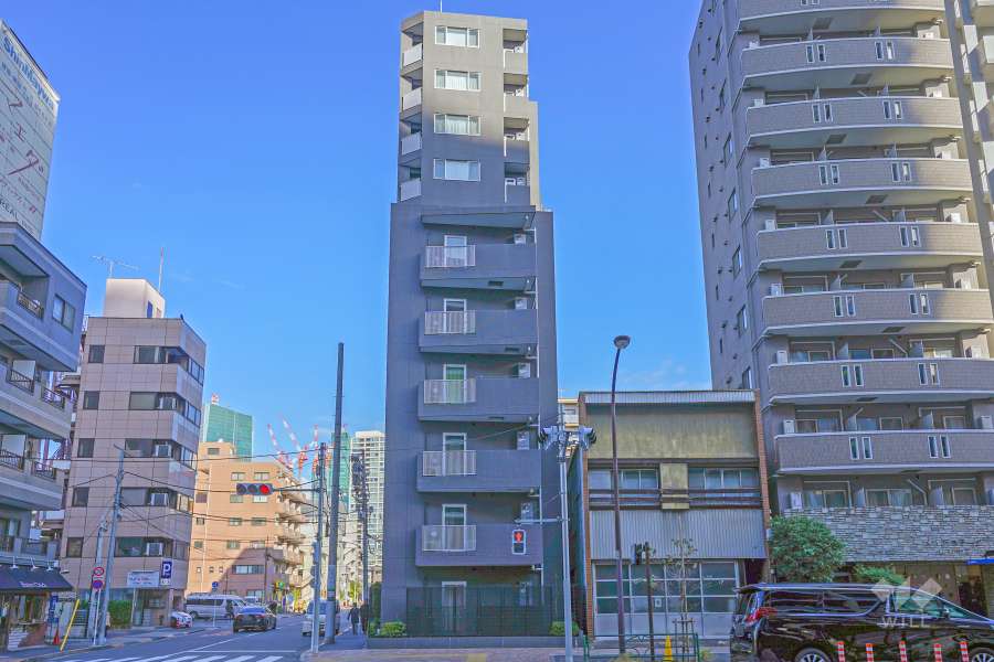 マスターマインド十番の外観（南側から）