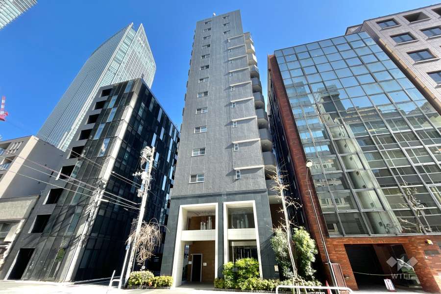 エステムプラザ愛宕虎ノ門レジデンスの外観（南側から）