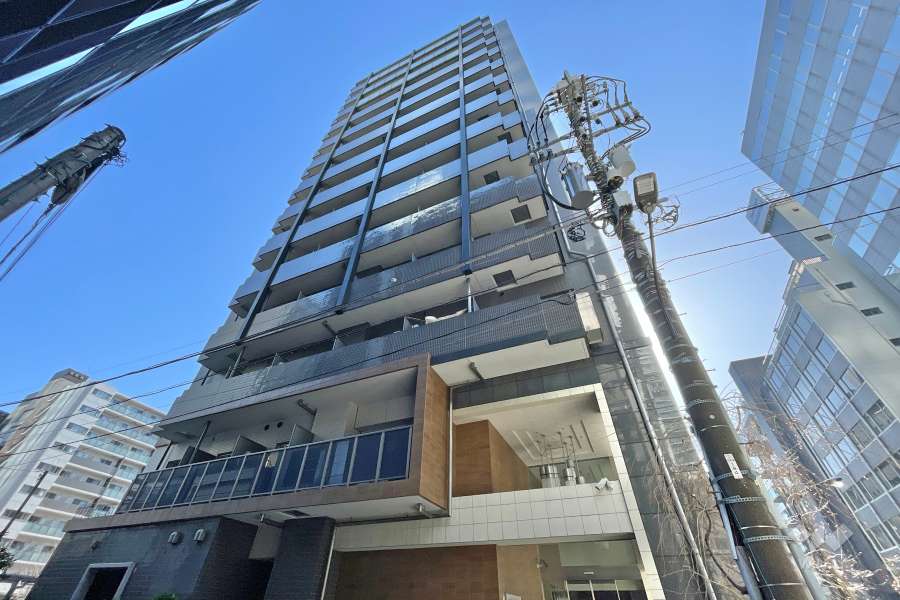 エステムプラザ愛宕虎ノ門レジデンスの外観（西側から）