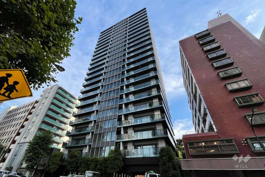 ウェリスタワー愛宕虎ノ門の外観（北側から）