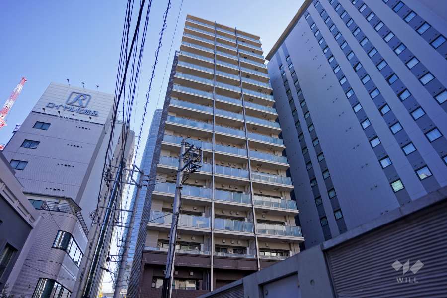 ウェリス六本木の外観（北西側から）