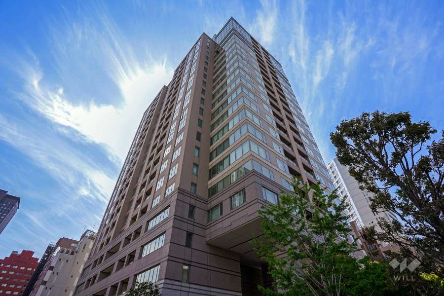 ザレジデンス三田の外観（北西側から）