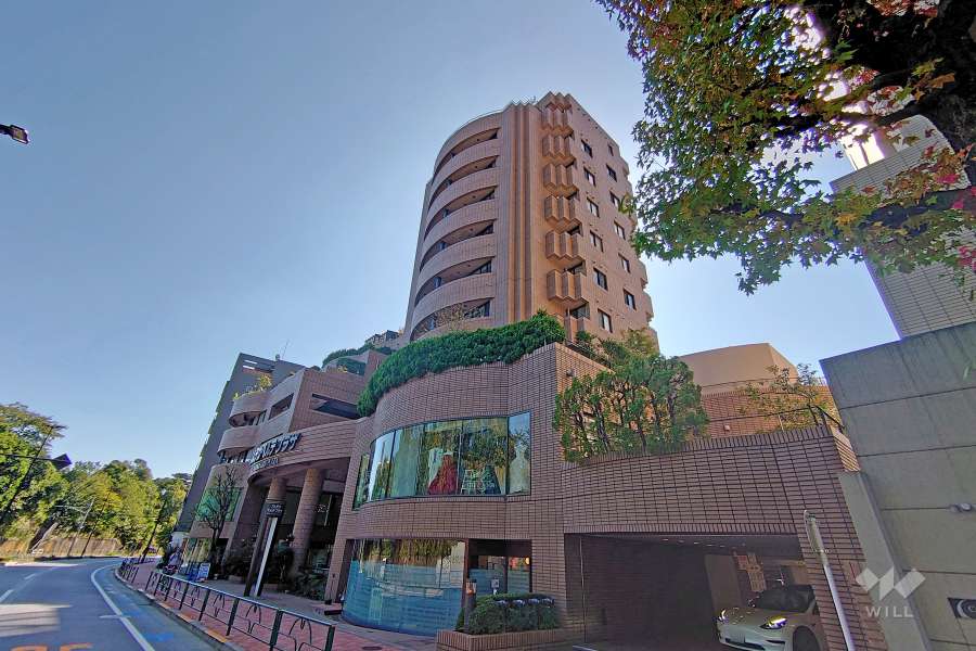 ベルテ南青山の外観（北東側から）