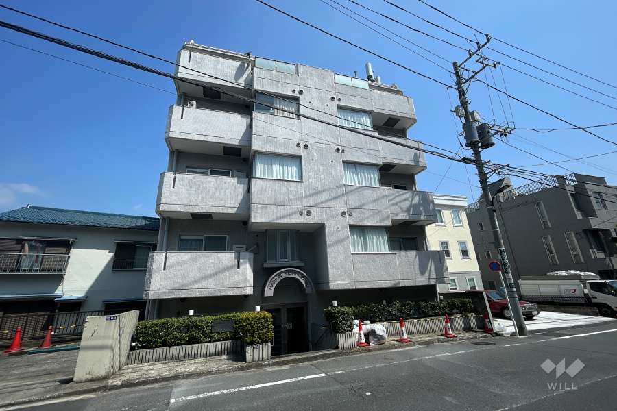 メイゾン西麻布の外観（南西側から）