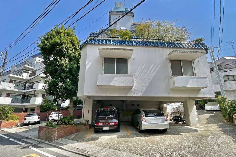 高輪中台マンションの外観（西側から）