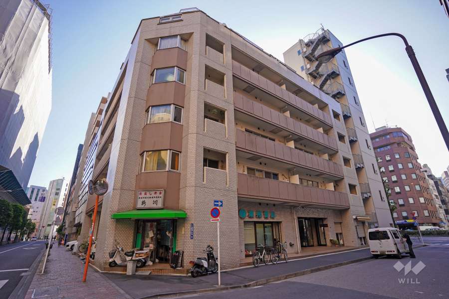 中銀新橋マンシオンの外観（北東側から）