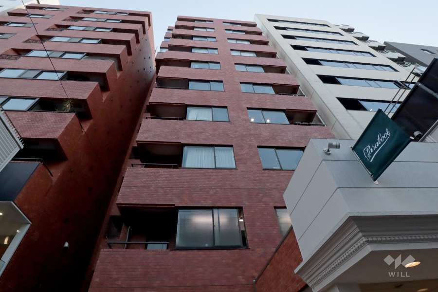 南青山ユニハイツの外観(北東側から)