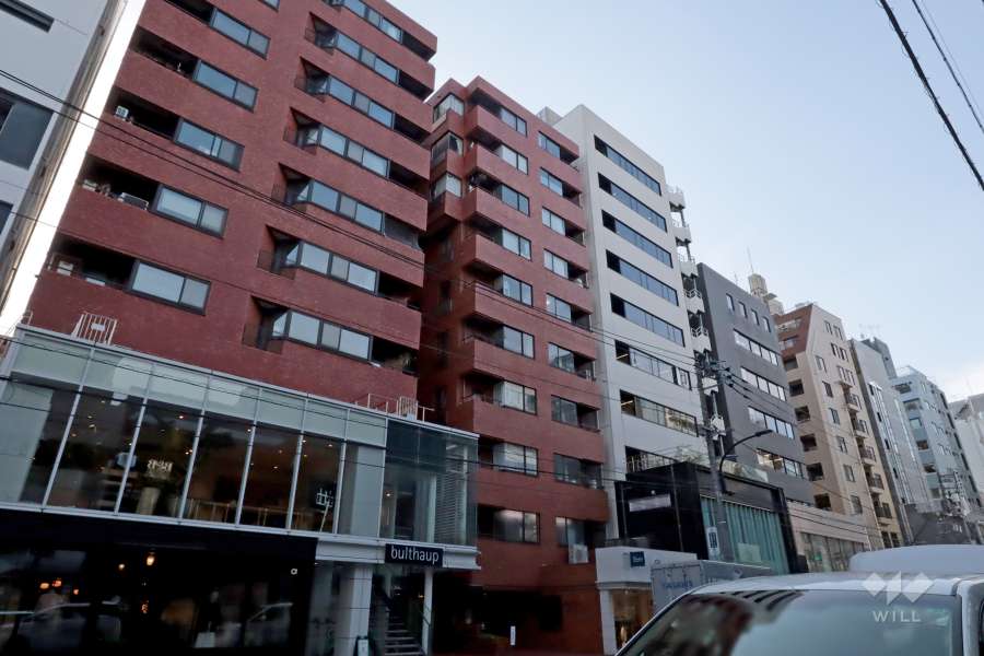 南青山ユニハイツの外観（北東側から）