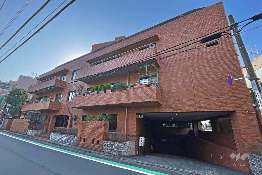 ハイ・トリオ赤坂八丁目の外観（北西側から）