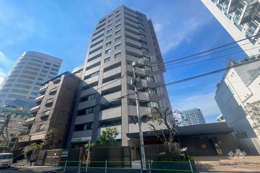 西麻布フォレストプラザの外観（北東側から）　