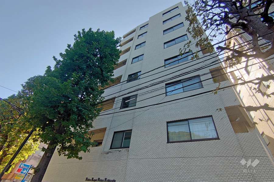 日興ロイヤルパレス西麻布の外観（北西側から）