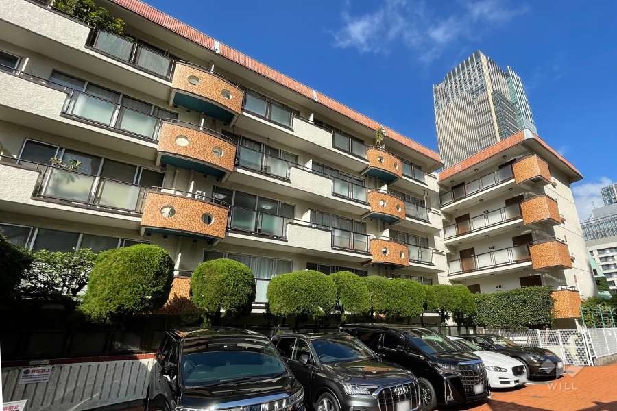 ルイマーブル乃木坂の外観（北西側から）