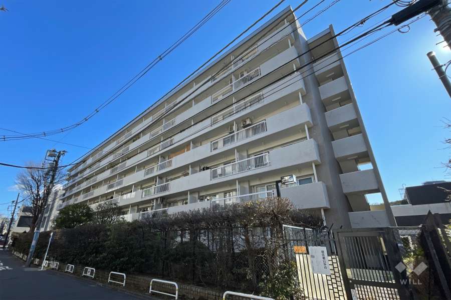 南青ハイツの外観（南西側から）