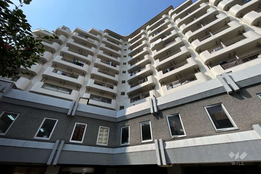 永谷ヒルプラザ六本木の外観（南西側から）