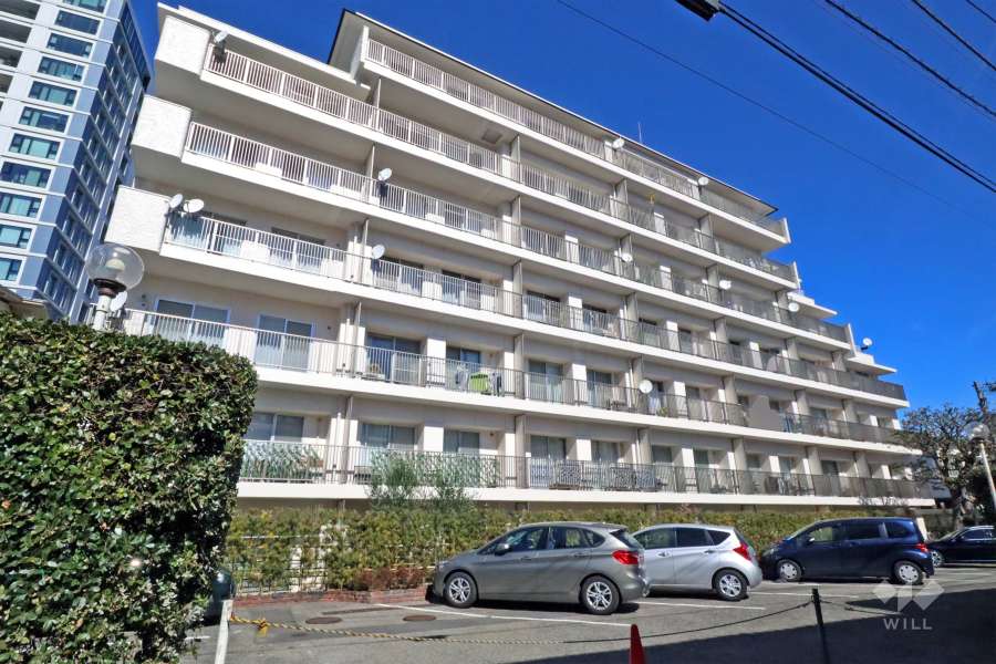 第二白金ハウスの外観(南西側から)