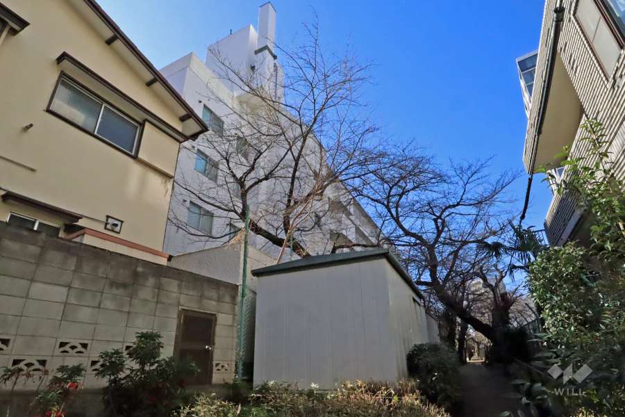 第二白金ハウスの外観(北東側から)