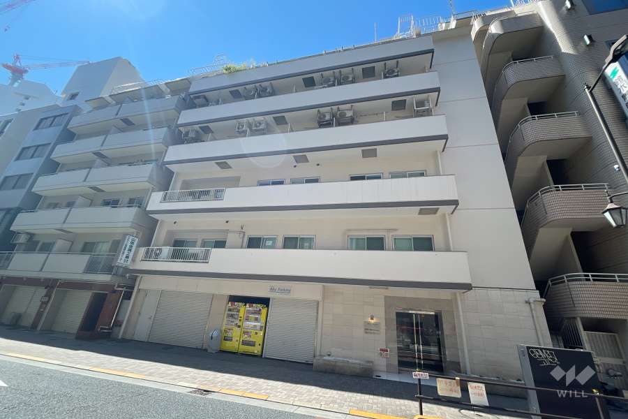 芝ハイツの外観（北西側から）