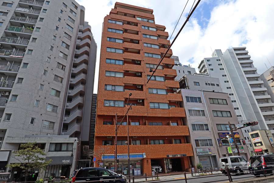 トーア三田ガーデンの外観(南東側から)