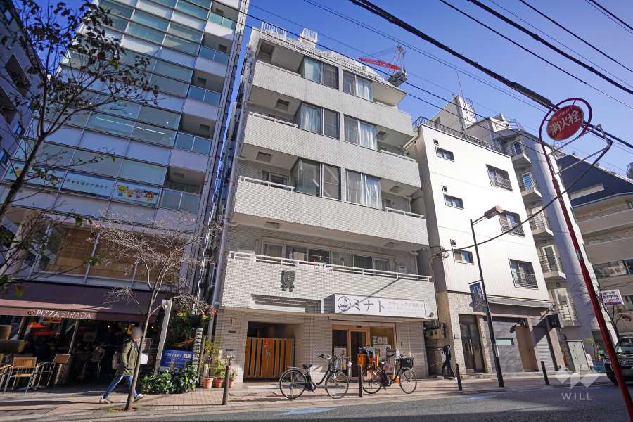 キャッスルマンション麻布の外観（北西側から）