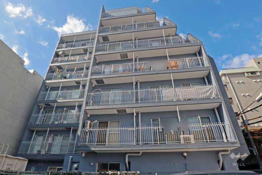 チサンマンション南麻布外観写真(北東側から)