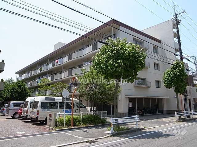 武庫川田園コーポの外観（北東側から）