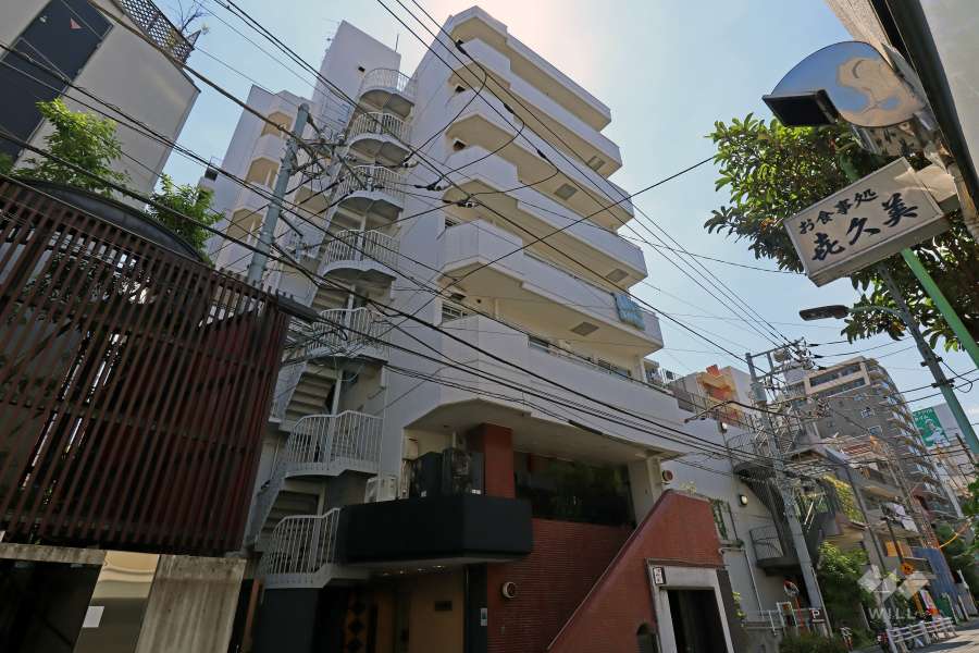 「コート麻布」の外観（北西側から）