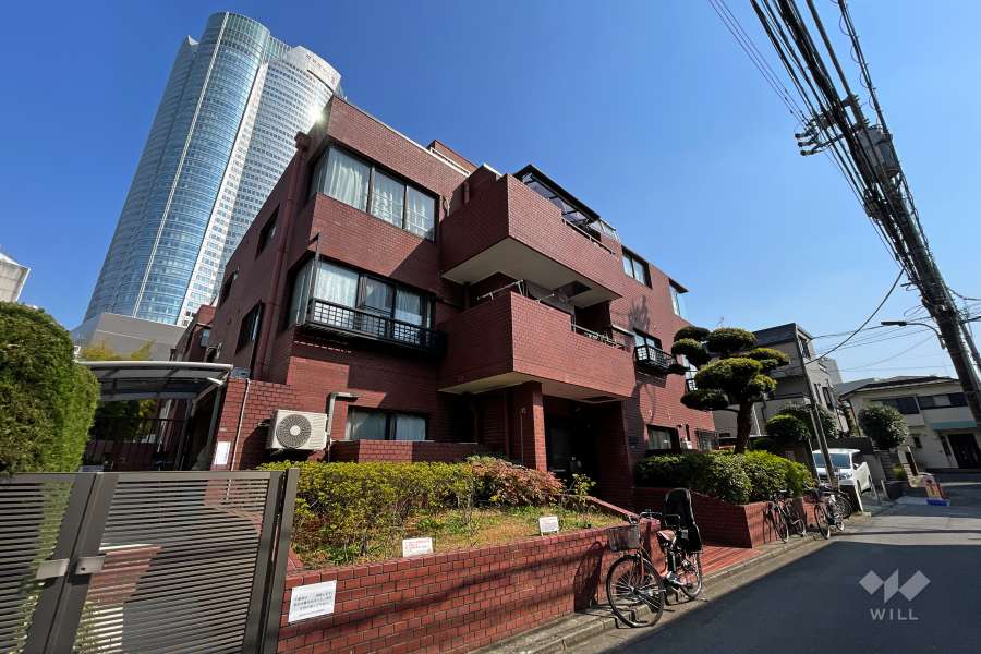 麻布タウンハウスの外観（北西側から）