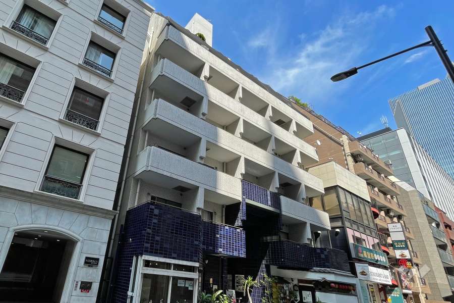 ラミアール赤坂の外観（西側から）