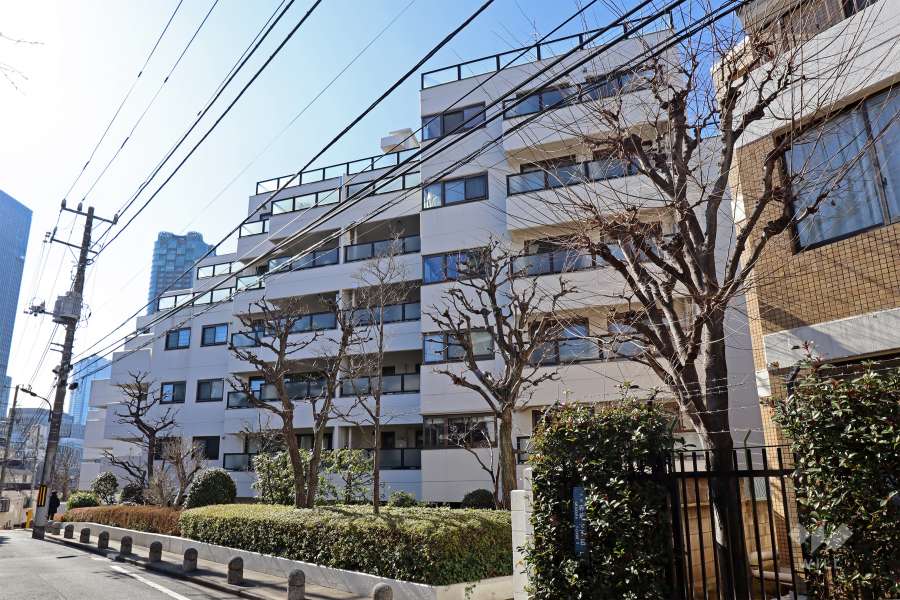 赤坂パインクレストの外観（北東側から）